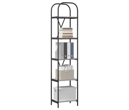 Grāmatu Plaukts Pelēka Sonomas Ozola 40 X 30 X 183 Cm Vidaxl