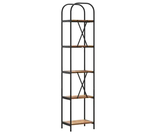 Raamatukapp Vana Puit 40 X 30 X 183 Cm Tehispuit