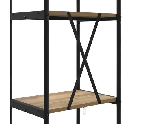 Grāmatu Plaukts Amatnieku Ozola 40 X 30 X 183 Cm Vidaxl