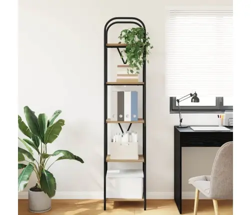 Grāmatu Plaukts Amatnieku Ozola 40 X 30 X 183 Cm Vidaxl