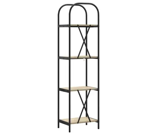 Raamatukapp Sonoma Tamm 40 X 30 X 146 Cm Tehispuit