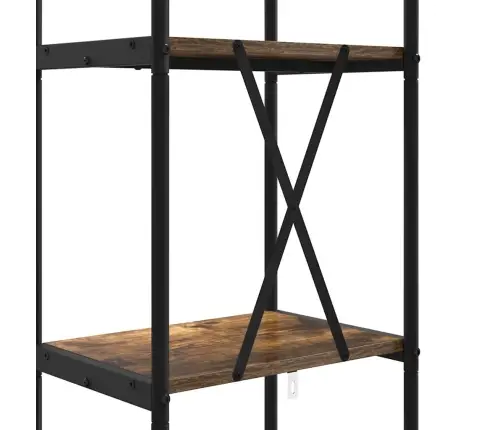 Grāmatu Plaukts Dūmakaina Ozolkoka 40 X 30 X 146 Cm Vidaxl