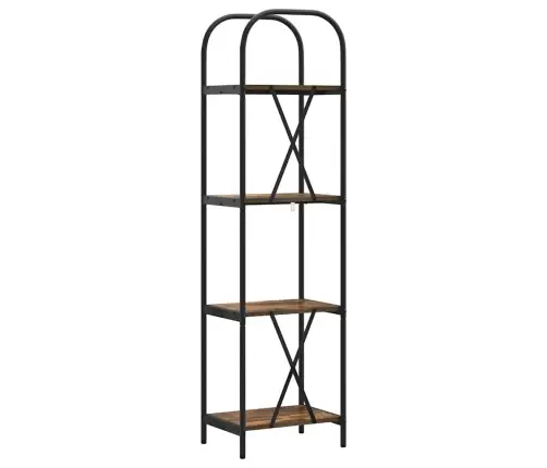 Grāmatu Plaukts Dūmakaina Ozolkoka 40 X 30 X 146 Cm Vidaxl