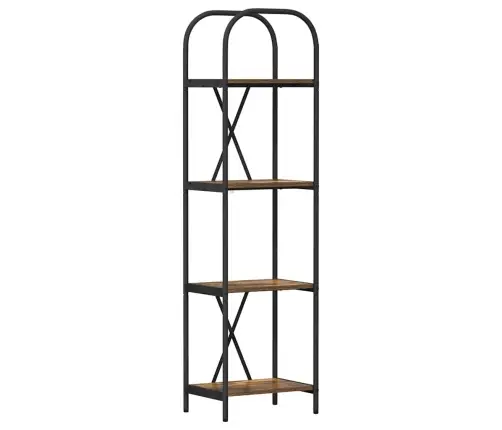 Grāmatu Plaukts Dūmakaina Ozolkoka 40 X 30 X 146 Cm Vidaxl