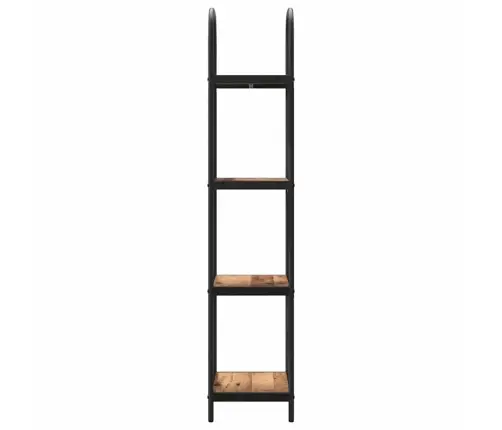 Grāmatu Plaukts Vecs Koks 40 X 30 X 146 Cm Inženierijas Koks Vidaxl