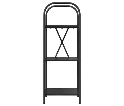 Grāmatu Plaukts Melns Ozols 40 X 30 X 109 Cm Inženierijas Koks Vidaxl