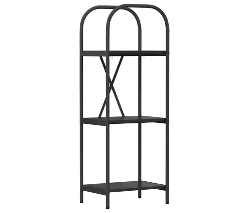 Grāmatu Plaukts Melns Ozols 40 X 30 X 109 Cm Inženierijas Koks Vidaxl
