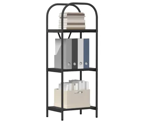 Grāmatu Plaukts Melns Ozols 40 X 30 X 109 Cm Inženierijas Koks Vidaxl