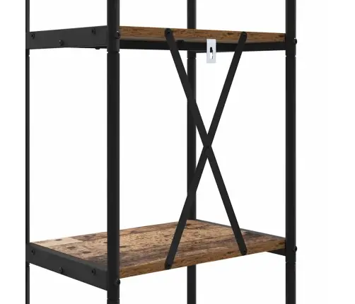 Grāmatu Plaukts Vecs Koks 40 X 30 X 109 Cm Inženierijas Koks Vidaxl