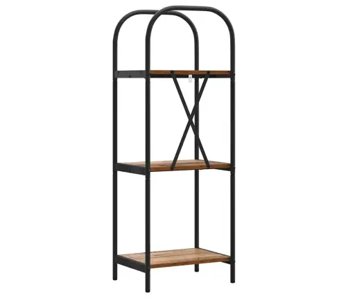 Grāmatu Plaukts Vecs Koks 40 X 30 X 109 Cm Inženierijas Koks Vidaxl