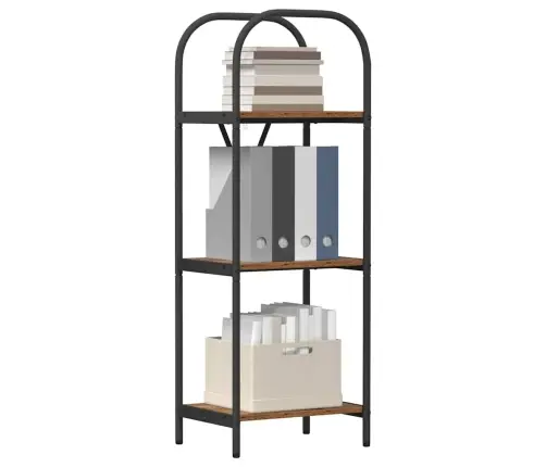 Grāmatu Plaukts Vecs Koks 40 X 30 X 109 Cm Inženierijas Koks Vidaxl