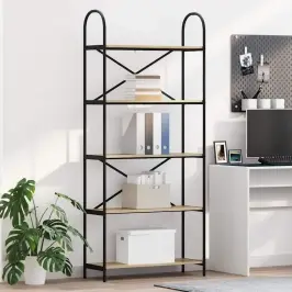 Raamatukapp Sonoma Tamm 80 X 30 X 183 Cm Tehispuit