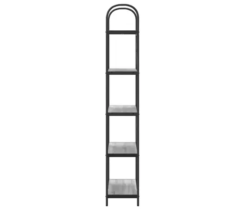 Grāmatu Plaukts Pelēka Sonomas Ozola 80 X 30 X 183 Cm Vidaxl