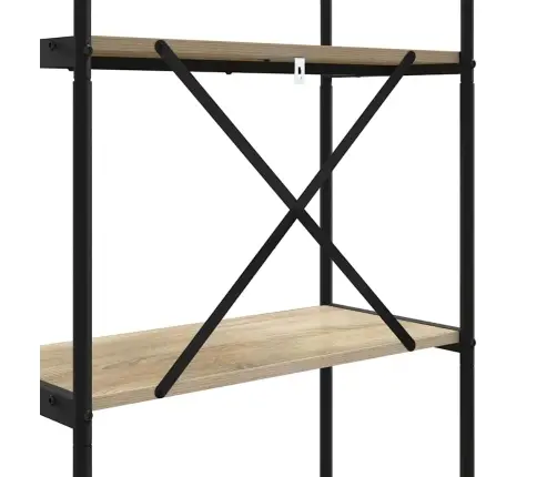 Raamatukapp Sonoma Tamm 80 X 30 X 146 Cm Tehispuit