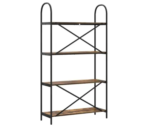 Grāmatu Plaukts Dūmakaina Ozolkoka 80 X 30 X 146 Cm Vidaxl