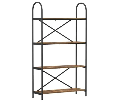 Grāmatu Plaukts Dūmakaina Ozolkoka 80 X 30 X 146 Cm Vidaxl