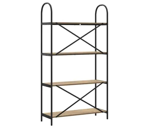 Knygų Lentyna Amatininkų Ąžuolas 80 X 30 X 146 Cm