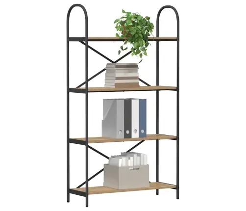 Knygų Lentyna Amatininkų Ąžuolas 80 X 30 X 146 Cm