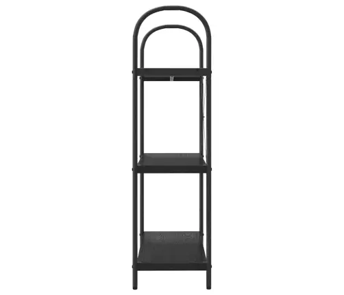 Grāmatu Plaukts Melns Ozols 80 X 30 X 109 Cm Inženierijas Koks Vidaxl