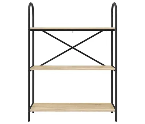 Raamatukapp Sonoma Tamm 80 X 30 X 109 Cm Tehispuit