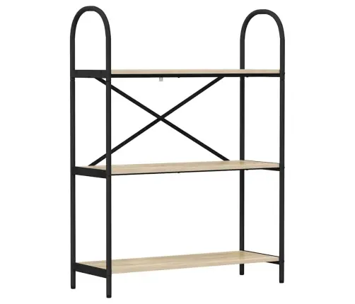 Raamatukapp Sonoma Tamm 80 X 30 X 109 Cm Tehispuit