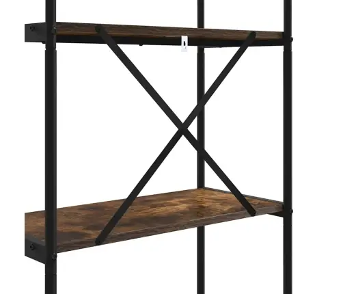 Grāmatu Plaukts Dūmakaina Ozolkoka 80 X 30 X 109 Cm Vidaxl