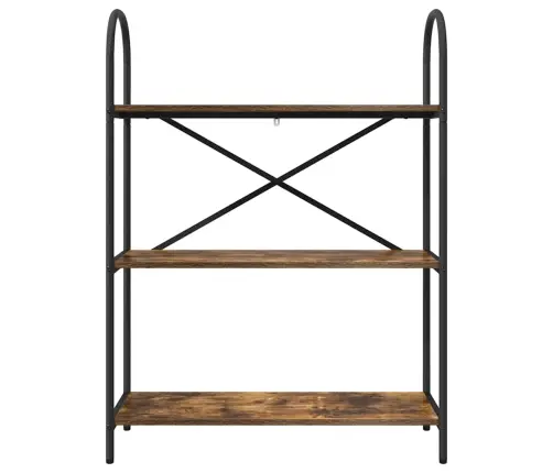 Grāmatu Plaukts Dūmakaina Ozolkoka 80 X 30 X 109 Cm Vidaxl