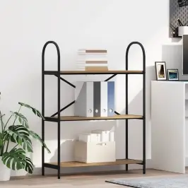 Raamatukapp Käsitöötamm 80 X 30 X 109 Cm Tehispuit