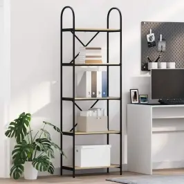 Knygų Lentyna Sonoma Ąžuolas 60 X 30 X 183 Cm Apdirbta Mediena