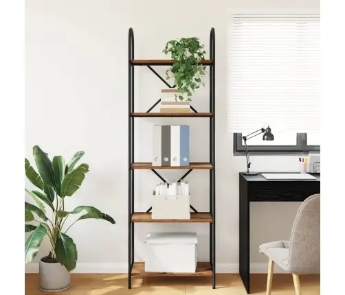 Raamatukapp Vana Puit 60 X 30 X 183 Cm Tehispuit