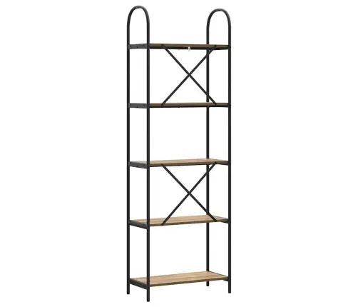 Knygų Lentyna Artisano Ąžuolo 60 X 30 X 183 Cm Apdirbta Mediena