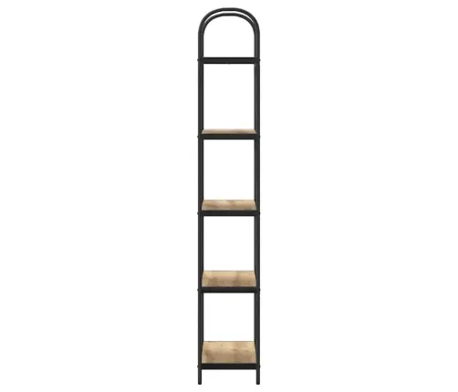 Knygų Lentyna Artisano Ąžuolo 60 X 30 X 183 Cm Apdirbta Mediena