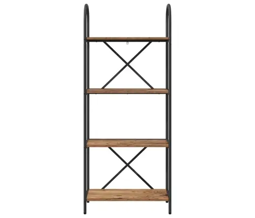 Grāmatu Plaukts Vecs Koks 60 X 30 X 146 Cm Inženierijas Koks Vidaxl