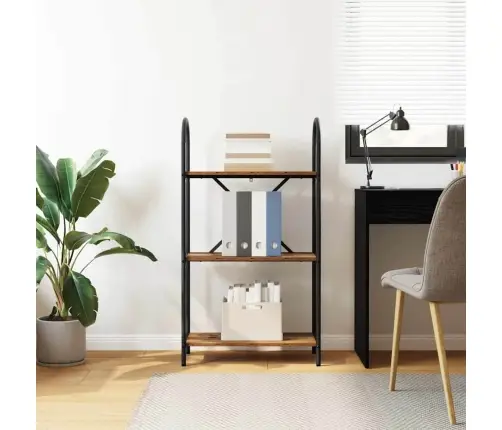 Grāmatu Plaukts Vecs Koks 60 X 30 X 109 Cm Inženierijas Koks Vidaxl