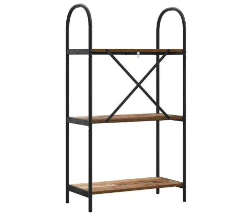 Grāmatu Plaukts Vecs Koks 60 X 30 X 109 Cm Inženierijas Koks Vidaxl