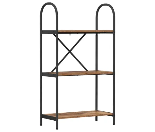 Grāmatu Plaukts Vecs Koks 60 X 30 X 109 Cm Inženierijas Koks Vidaxl