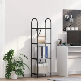 Knygų Lentyna Pilka Sonoma Ąžuolo 40 X 30 X 146 Cm