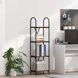 Grāmatu Plaukts Vecs Koks 40 X 30 X 146 Cm Inženierijas Koks Vidaxl