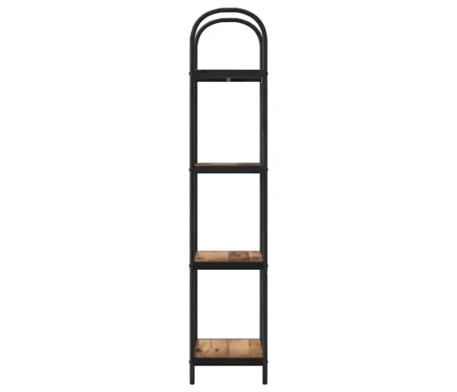 Grāmatu Plaukts Vecs Koks 40 X 30 X 146 Cm Inženierijas Koks Vidaxl