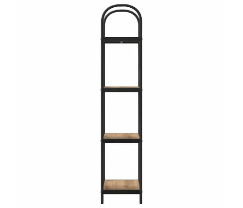 Knygų Lentyna Artisano Ąžuolo 40 X 30 X 146 Cm Apdirbta Mediena