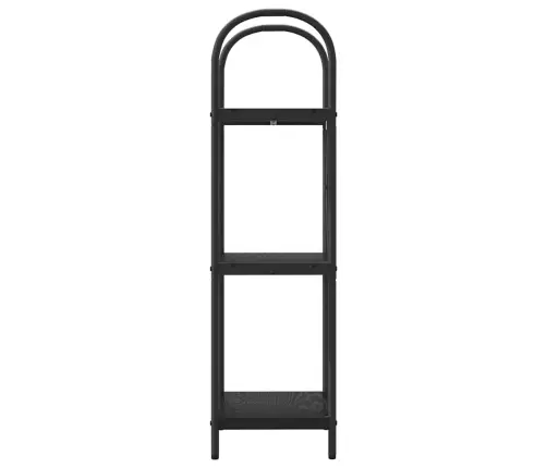 Raamatukapp Must Tamm 40 X 30 X 109 Cm Tehispuit