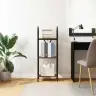 Raamatukapp Suitsutatud Tamm 40 X 30 X 109 Cm Tehispuit