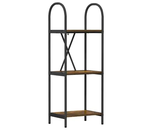 Raamatukapp Suitsutatud Tamm 40 X 30 X 109 Cm Tehispuit