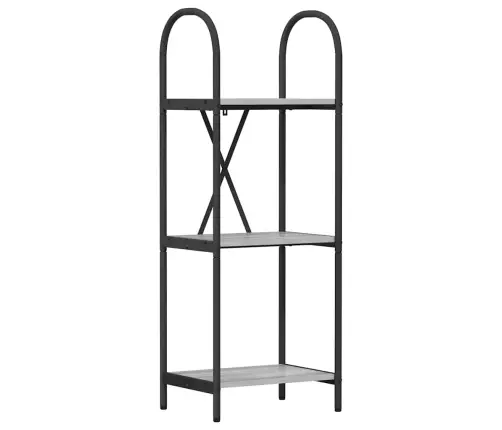 Grāmatu Plaukts Pelēka Sonomas Ozola 40 X 30 X 109 Cm Vidaxl