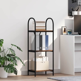 Grāmatu Plaukts Vecs Koks 40 X 30 X 109 Cm Inženierijas Koks Vidaxl