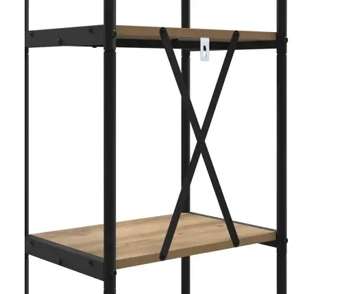 Grāmatu Plaukts Amatnieku Ozola 40 X 30 X 109 Cm Vidaxl