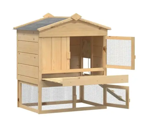 Vistu Būris Brūna 75 X 59 X 60 Cm Priedes Masīvkoks Vidaxl