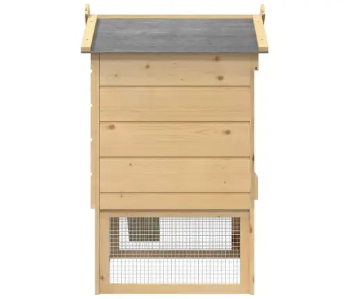 Vistu Būris Brūna 75 X 59 X 60 Cm Priedes Masīvkoks Vidaxl