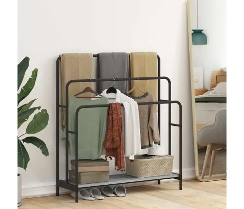 Auduma Statīvs Pelēka Sonomas Ozola 90 X 30 X 100.5 Cm Vidaxl