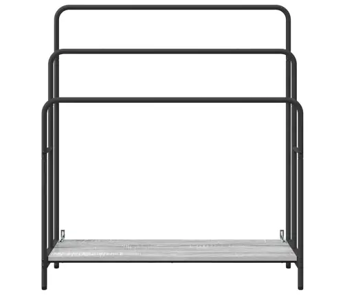 Auduma Statīvs Pelēka Sonomas Ozola 90 X 30 X 100.5 Cm Vidaxl